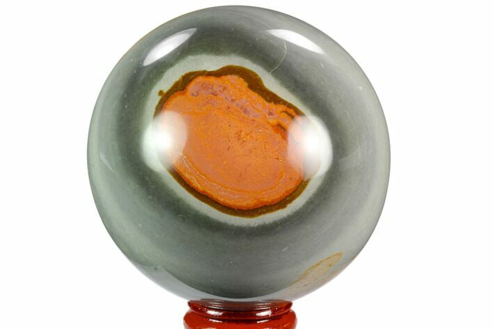 Polished Polychrome Jasper Sphere - Madagascar #124159